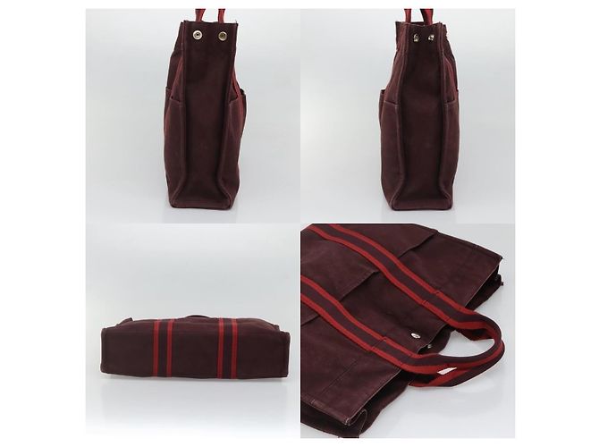 Borsa Fourre Tout MM di Hermès Rosso - vista 3