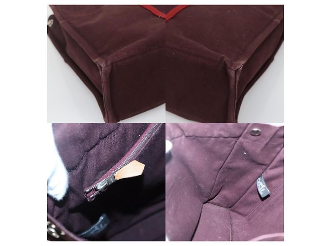Borsa Fourre Tout MM di Hermès Rosso - vista 6