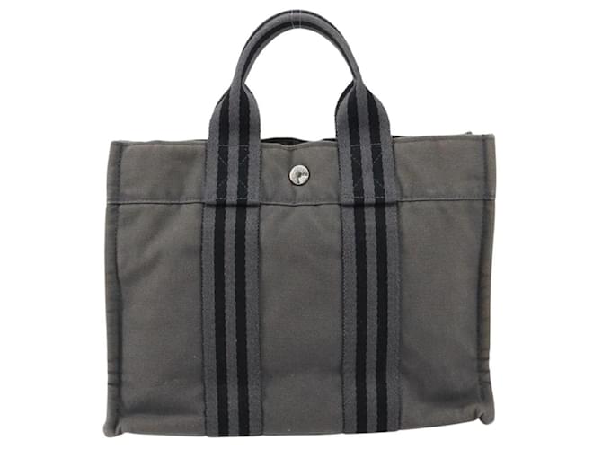 Borsa Hermès Fourre Tout PM Grigio - vista 2