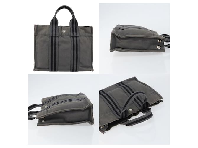 Borsa Hermès Fourre Tout PM Grigio - vista 3