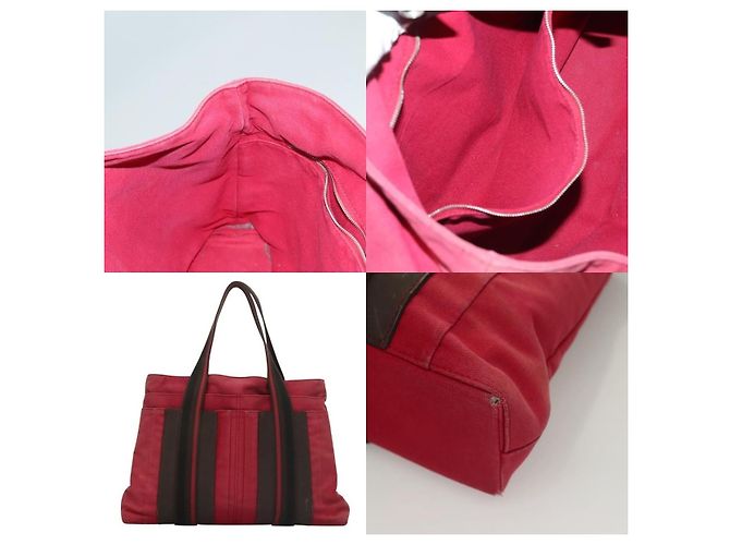 Hermès Troca Horizontal PM Handtasche Rot - Ansicht 5