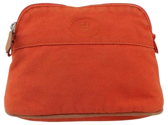 Bolso Bolide Hermès Naranja de algodón - vista 2