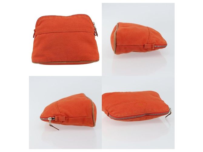 Bolso Bolide Hermès Naranja de algodón - vista 3