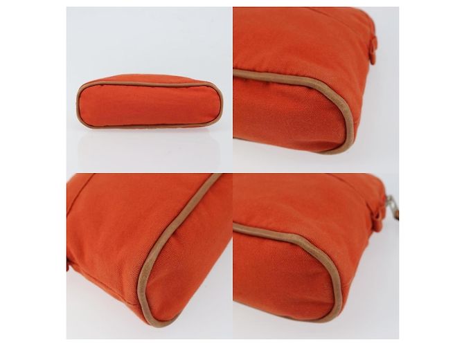 Bolso Bolide Hermès Naranja de algodón - vista 4