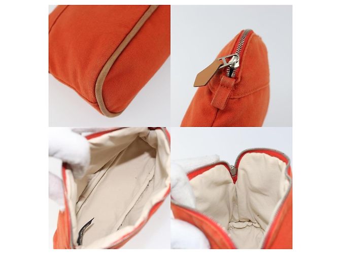 Bolso Bolide Hermès Naranja de algodón - vista 5
