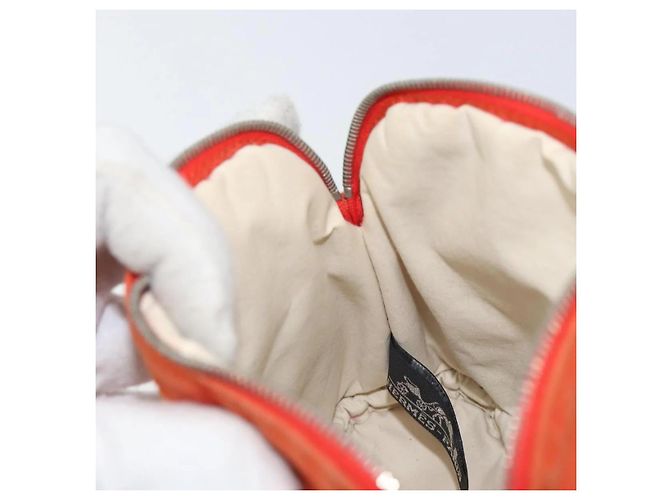 Bolso Bolide Hermès Naranja de algodón - vista 6