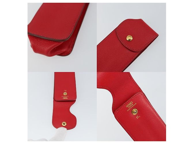 Estuche para gafas Hermès 121NM Roja - vista 4