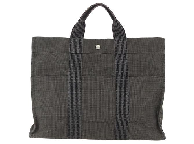 Bolsa Hermès Her Line MM Cinza - vista 2
