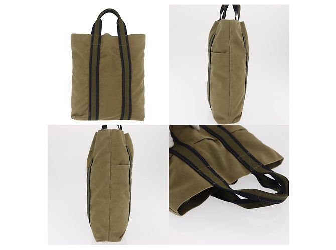 Bolso de Mano Fourre Tout Cabas Hermès Verde - vista 3