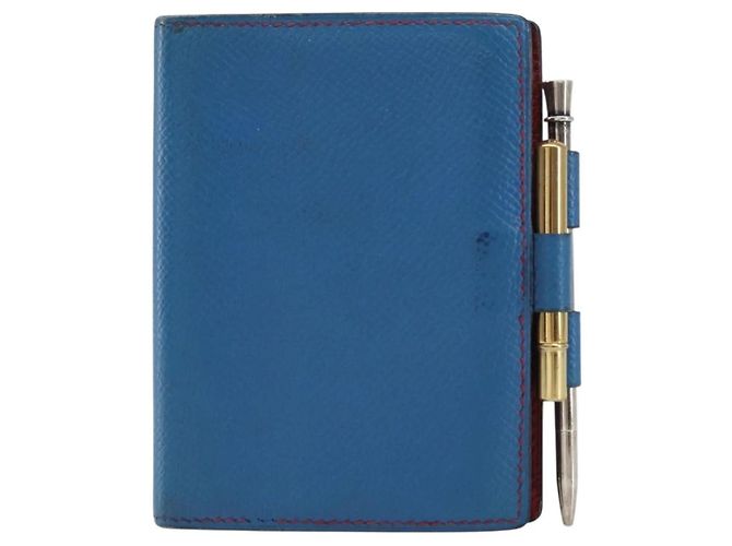 Hermès Copertura del Pianificatore Giornaliero Hermes Agenda PM Blu - vista 2