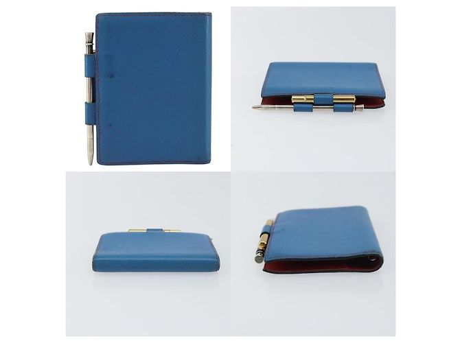Hermès Copertura del Pianificatore Giornaliero Hermes Agenda PM Blu - vista 3