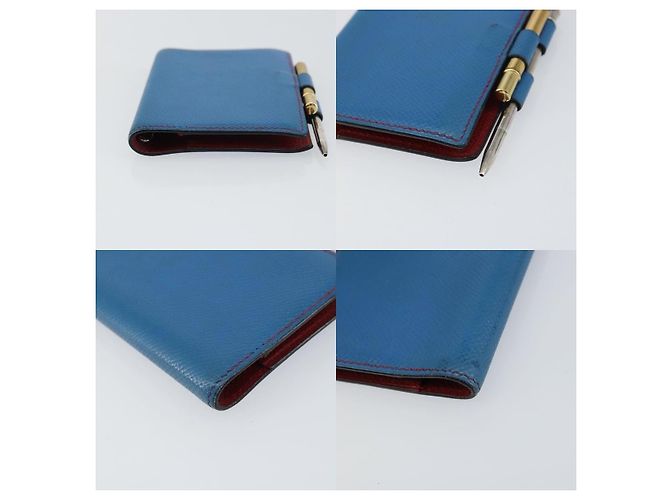 Hermès Copertura del Pianificatore Giornaliero Hermes Agenda PM Blu - vista 4