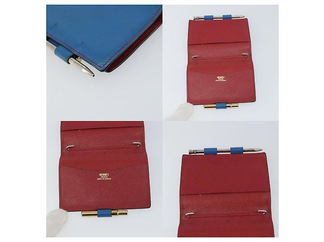 Hermès Copertura del Pianificatore Giornaliero Hermes Agenda PM Blu - vista 5