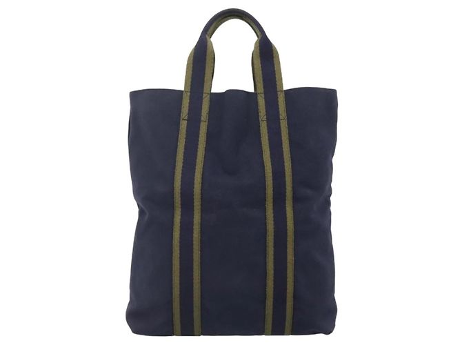 Hermès Fourre Tout Tragetasche Blau - Ansicht 2