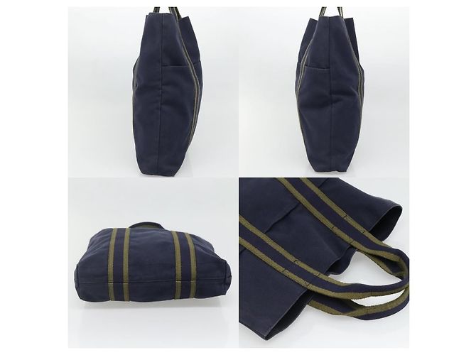 Hermès Fourre Tout Tragetasche Blau - Ansicht 3