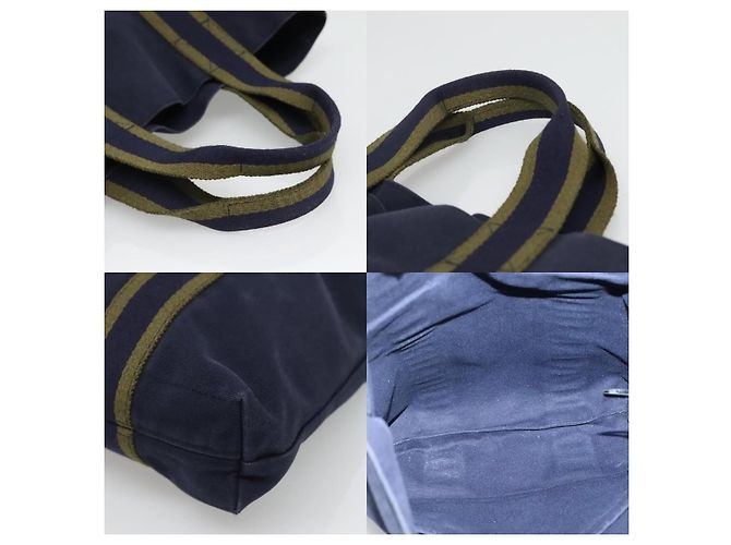 Hermès Fourre Tout Tragetasche Blau - Ansicht 4
