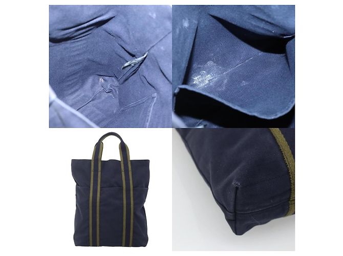 Hermès Fourre Tout Tragetasche Blau - Ansicht 5