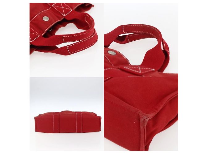 Borsa Fourre Tout MM di Hermès Rosso - vista 4