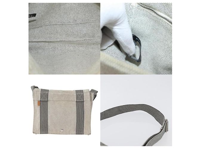 Borsa a Spalla Herline Basas PM di Hermès Grigio - vista 5