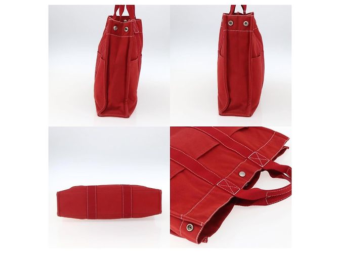 Borsa Fourre Tout MM di Hermès Rosso - vista 3