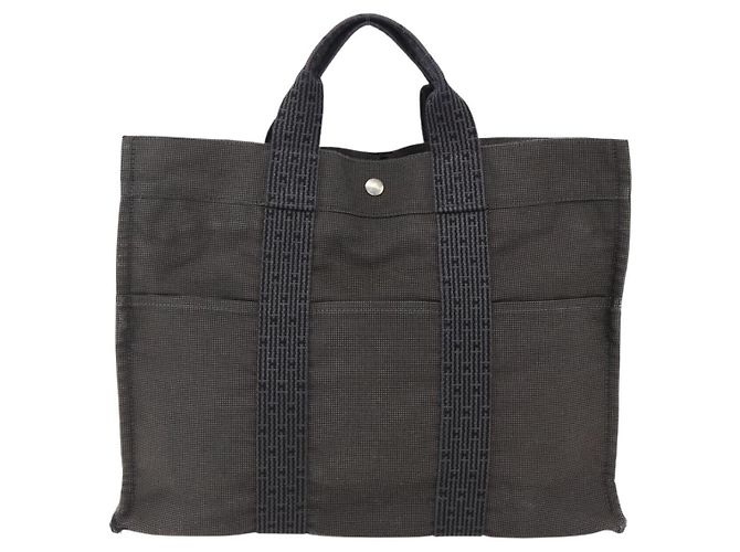Borsa Hermès Her Line Tote MM Grigio - vista 2