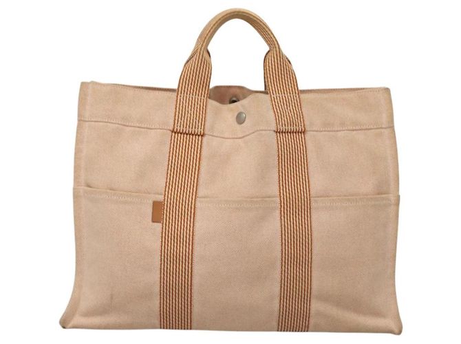 Borsa Fourre Tout MM di Hermès Arancione - vista 2