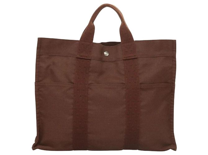 Borsa Her Line MM di Hermès Marrone - vista 2