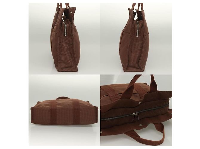 Borsa Her Line MM di Hermès Marrone - vista 3