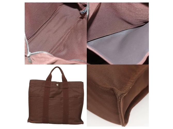 Borsa Her Line MM di Hermès Marrone - vista 5