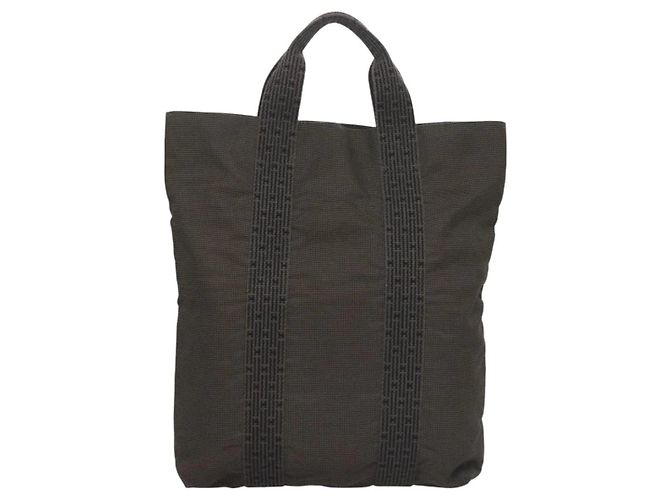 Hermès Her Line Cabas Tasche Grau - Ansicht 2