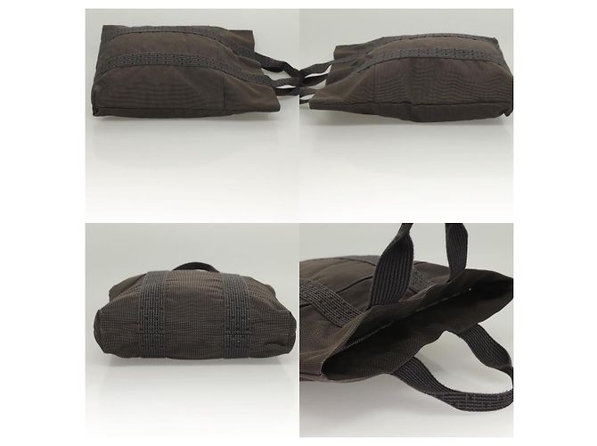 Hermès Her Line Cabas Tasche Grau - Ansicht 3
