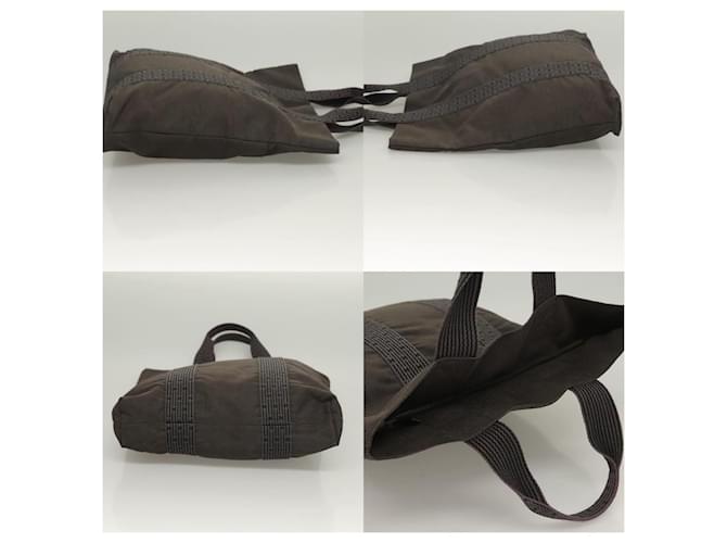 Hermès Her Line Cabas Tasche Grau - Ansicht 3