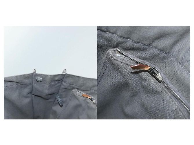 Borsa Fourre Tout MM di Hermès Grigio - vista 7