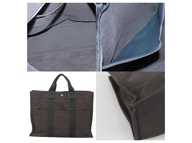 Borsa Hermès Her Line MM Grigio - vista 5