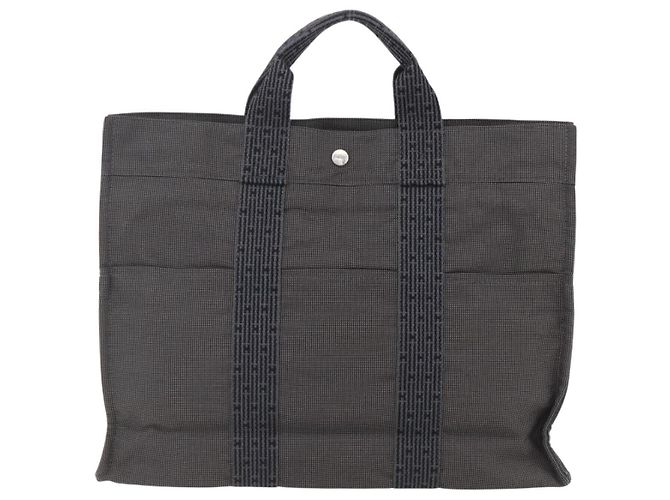 Hermès Hermes Her Line Tote MM Handbag Grey - view 2