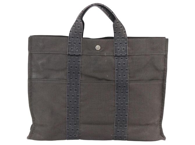 Borsa Hermès Her Line Tote MM Grigio - vista 2