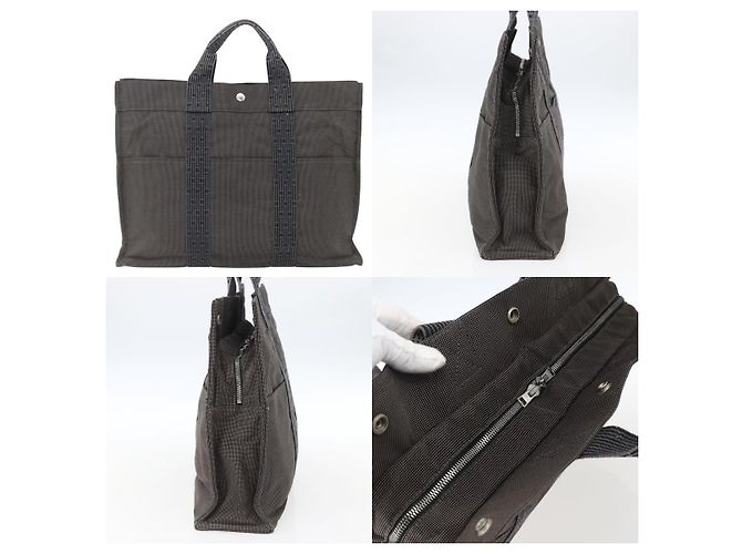 Borsa Hermès Her Line Tote MM Grigio - vista 3