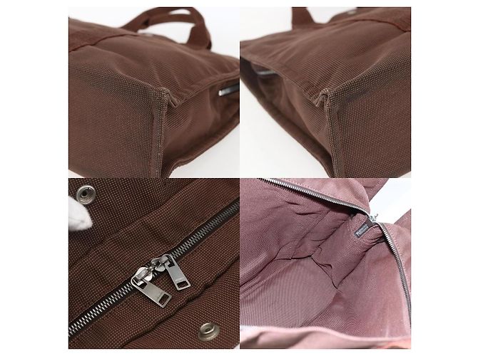 Borsa Hermès Her Line Tote MM Marrone - vista 6