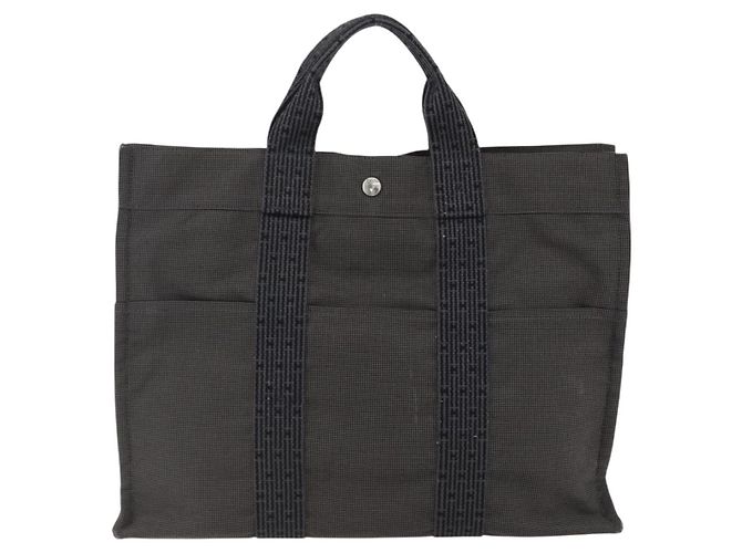 Borsa Hermès Her Line Tote MM Grigio - vista 2