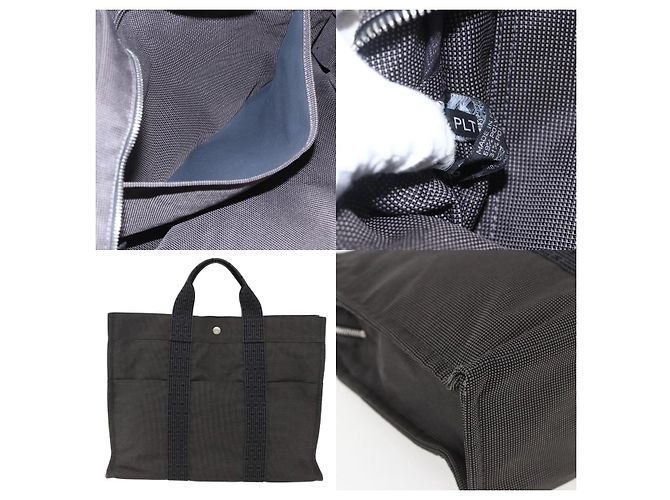 Borsa Hermès Her Line Tote MM Grigio - vista 5