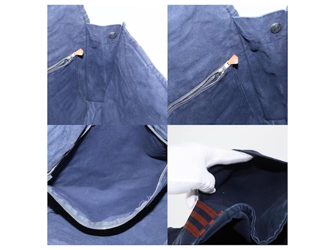 Borsa a Spalla Basas PM di Hermès Blu - vista 7