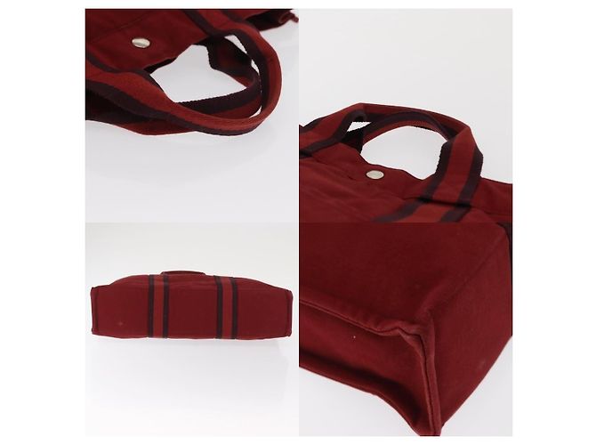 Borsa Fourre Tout MM di Hermès Rosso - vista 4