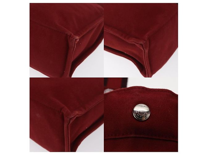 Borsa Fourre Tout MM di Hermès Rosso - vista 5