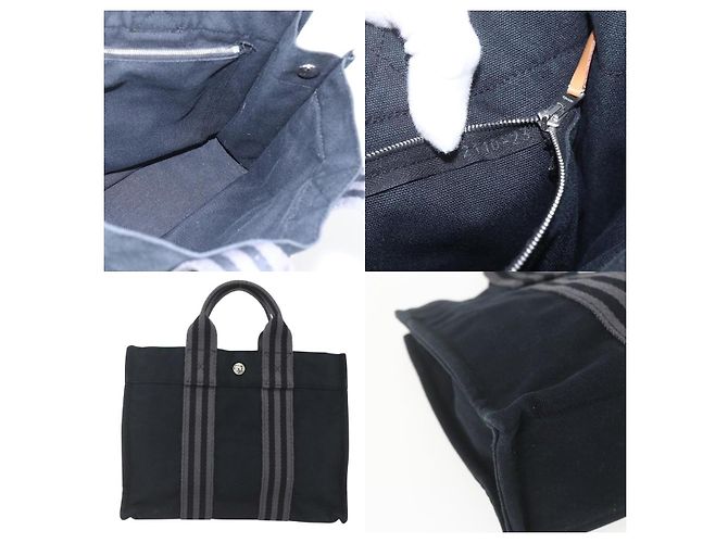 Borsa Hermès Fourre Tout PM Nero - vista 5