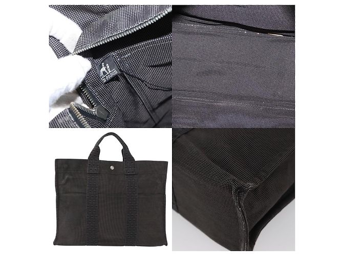 Borsa Hermès Her Line Tote MM Grigio - vista 5