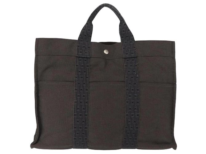 Borsa Her Line MM di Hermès Grigio - vista 2