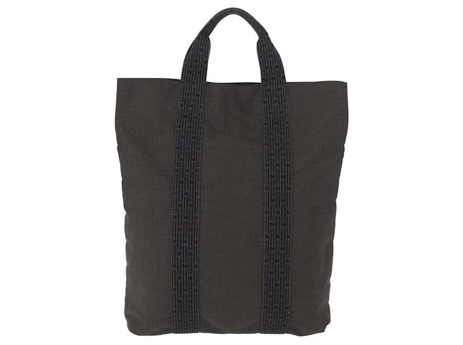 Hermès Her Line Cabas Tasche Grau - Ansicht 2