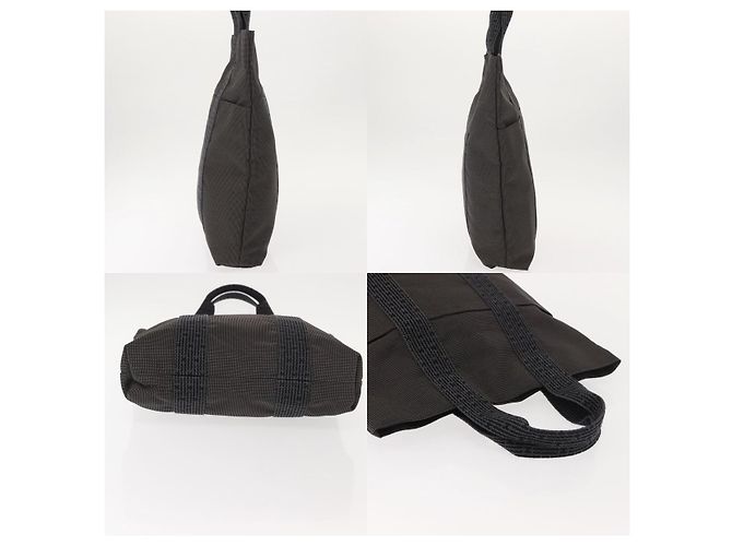 Hermès Her Line Cabas Tasche Grau - Ansicht 3