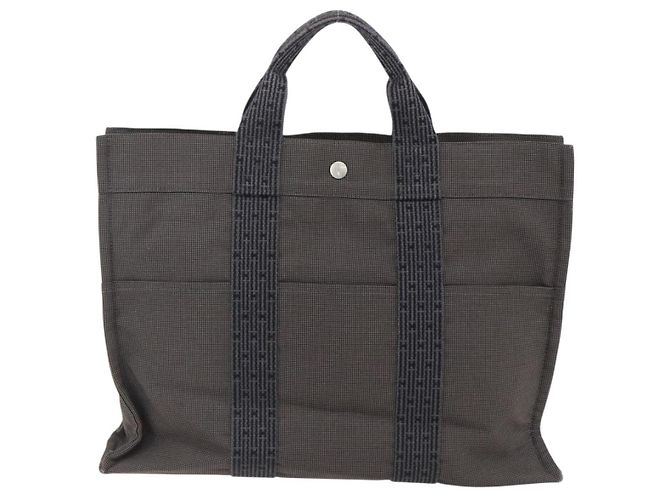 Borsa Hermès Her Line Tote MM Grigio - vista 2