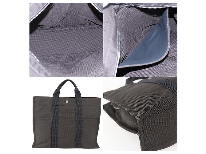 Borsa Hermès Her Line Tote MM Grigio - vista 5